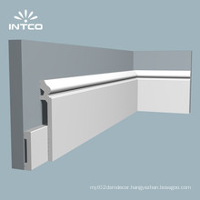 INTCO Wholesale 10cm Quick Install Waterproof Home Accessories Decoration PS Plastic Base Moulding skirting board